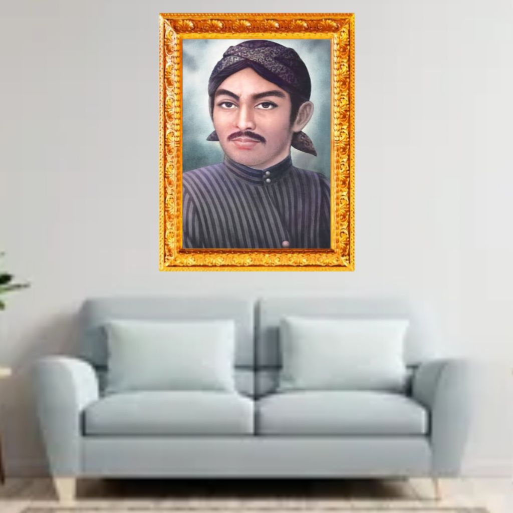 POSTER DINDING SUNAN KALIJAGA | LUKISAN DINDING WALISONGO | HIASAN DINDING PARAWALI