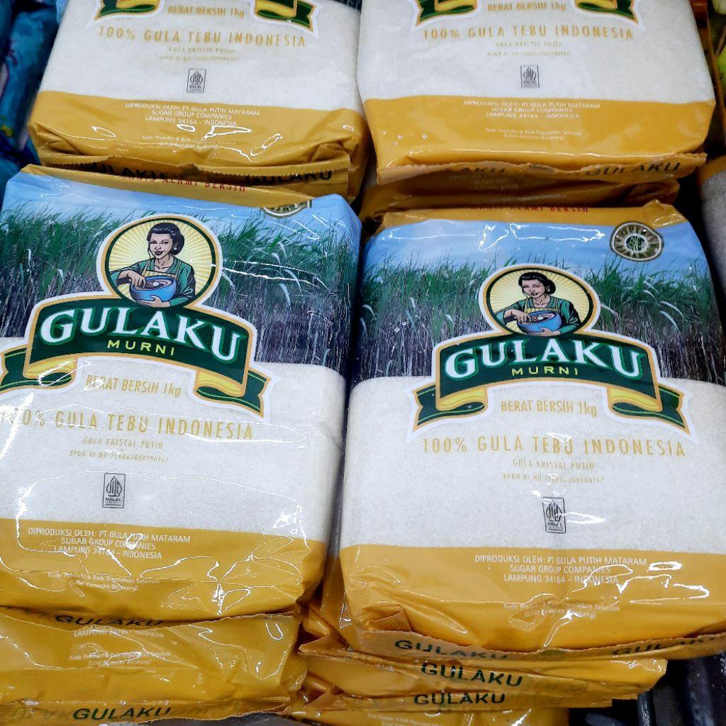 

GULAKU GULA KRISTAL PUTIH 1 KG GULA TEBU INDONESIA
