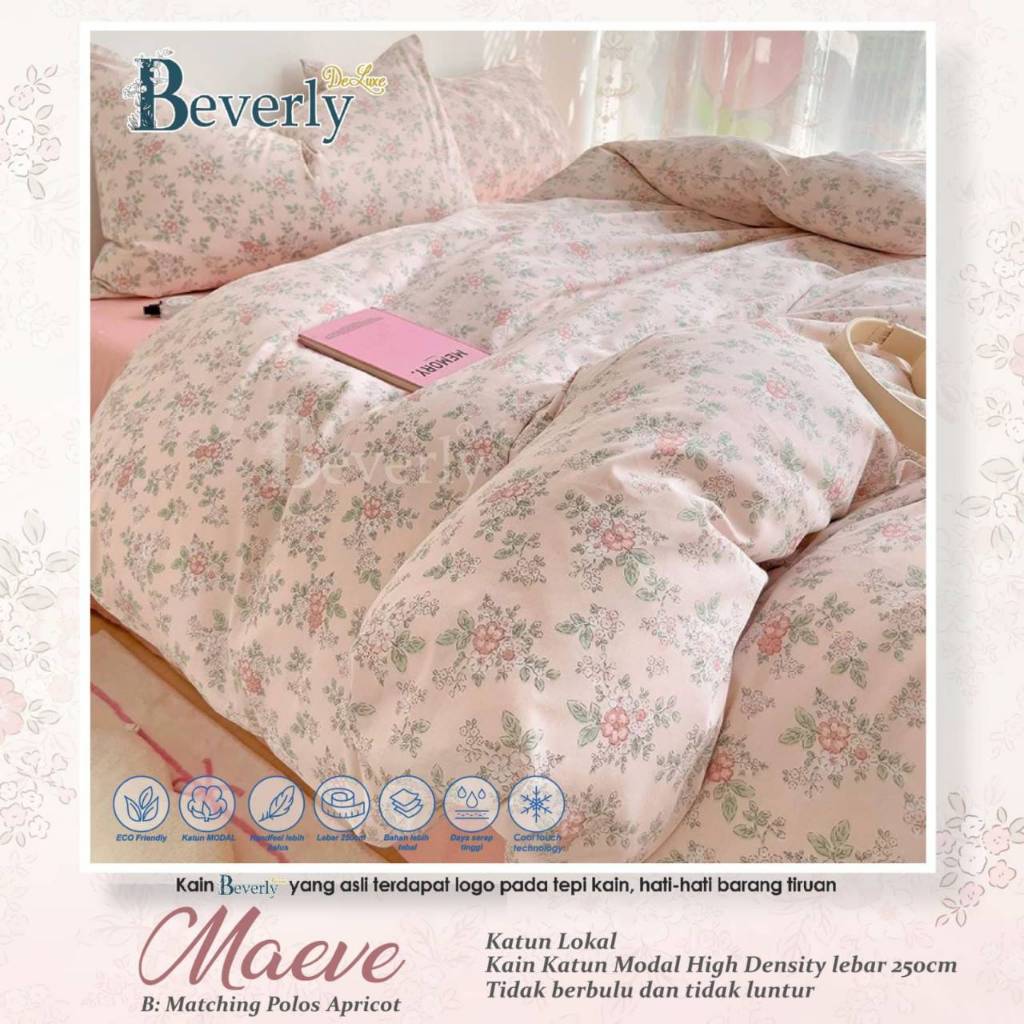 Sprei Katun BEVERLY MAEVE | Sprei Home Industry dari Katun CVC Premium | Sprei Uk.90,100,120,160,180