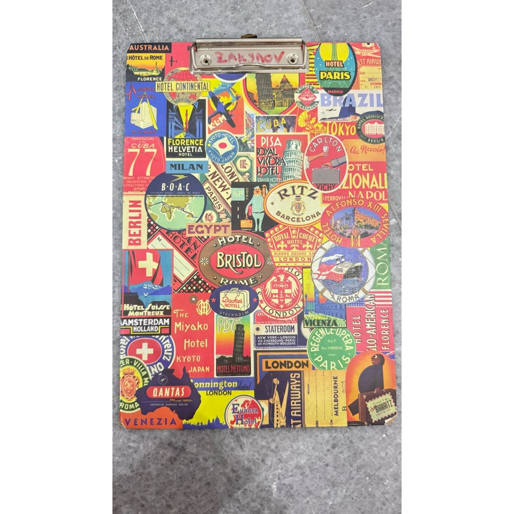 

Clip Board Fancy A4 (Preloved)