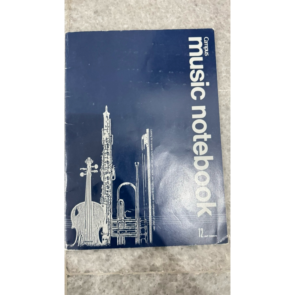 

Music Notebook (Preloved)