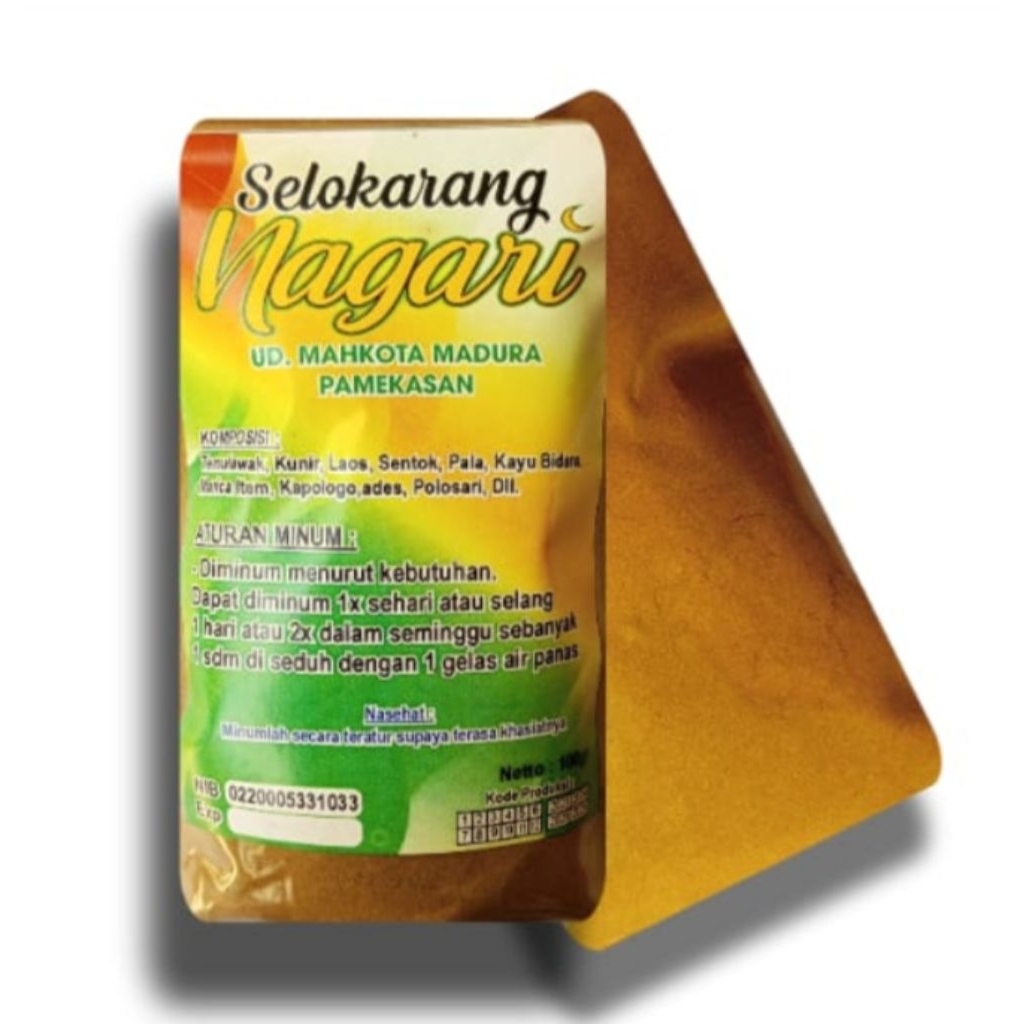 

SELOKARANG /sekalor/ menyembuhkan sari awan, bibir pecah pecah/ ramuan dari madura /100% herbal/ 50 gr