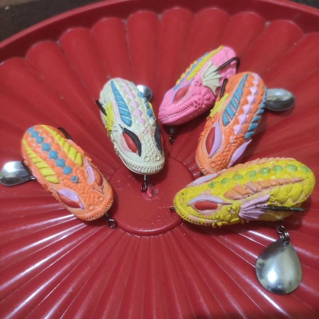 SOFT FROG 3D, SOFT FROG BATIK, CASING SOFT FROG, DOUBLE HOOK RAKITAN