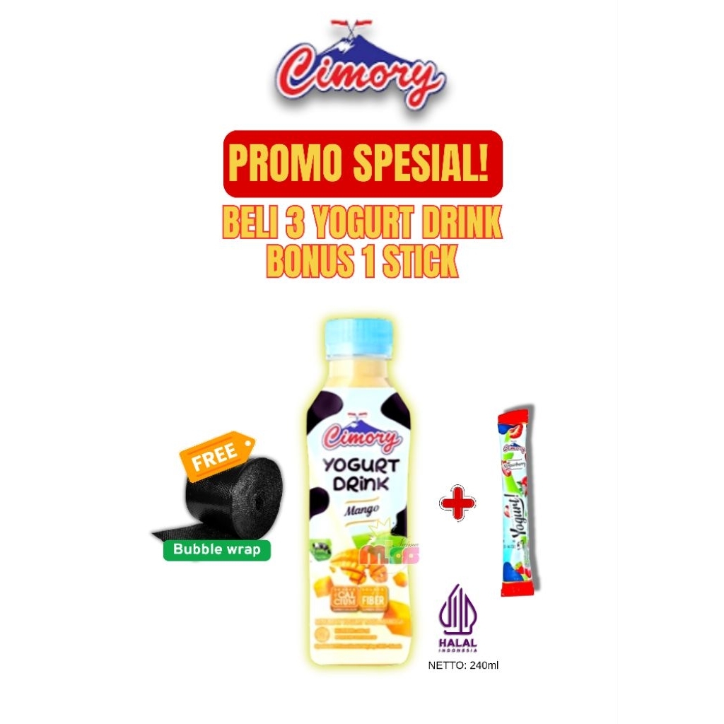

YOGURT DRINK CIMORY BOTOL NETTO 240ML