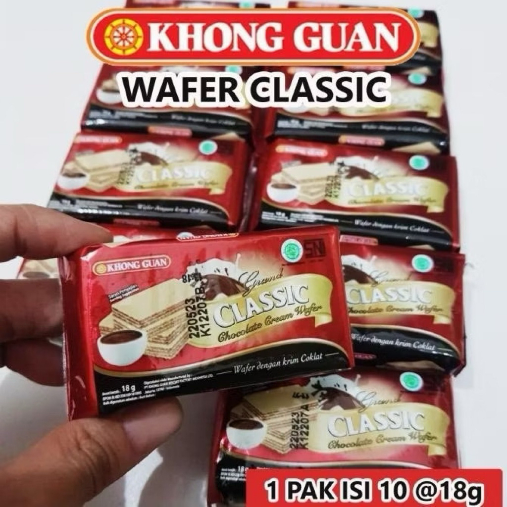 

wafer CLASSIC Chocolate isi 10 pcs