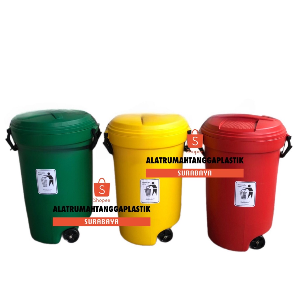 Baru Khusus Gojek/Grab Tong Sampah Besar 120Liter / Tempat Sampah 120 Liter / Tempat Sampah 120 Lt /