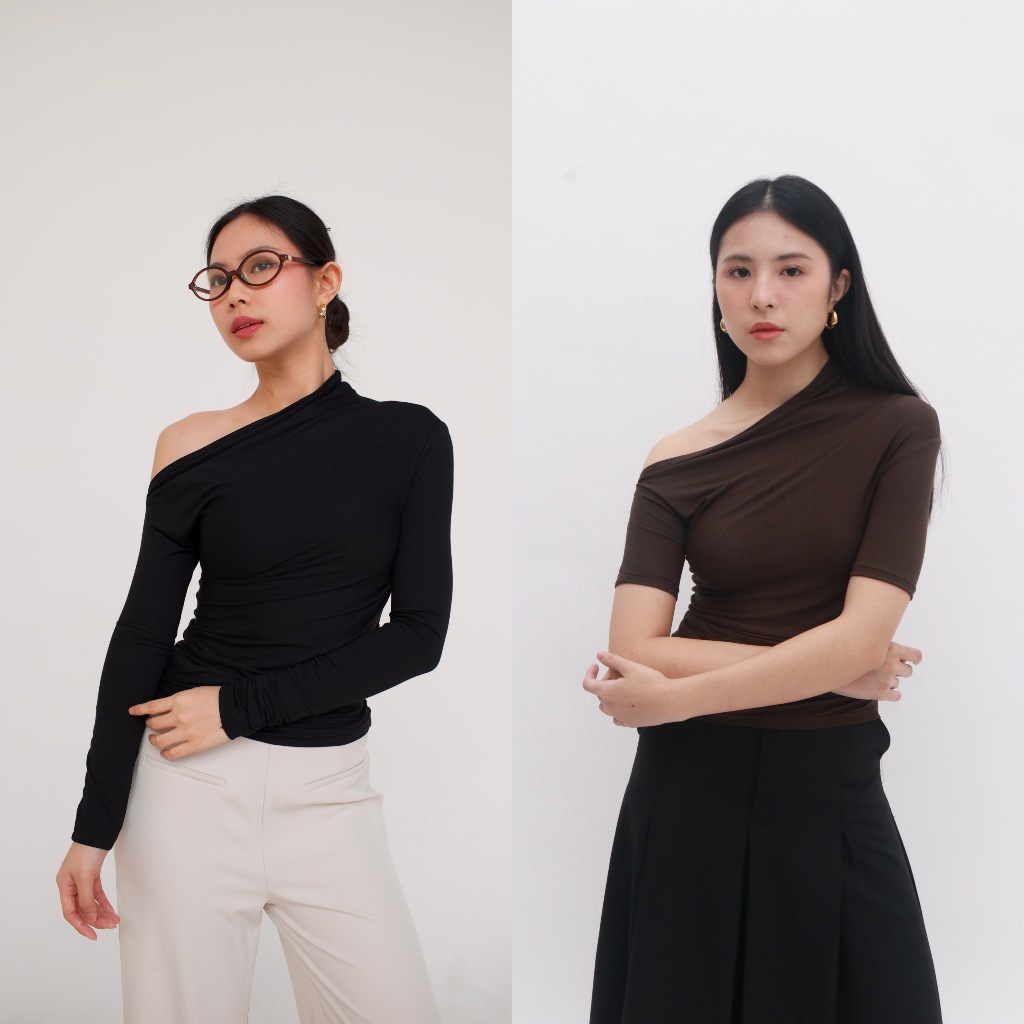 MAARE - Jean Top /  One Shoulder Sabrina