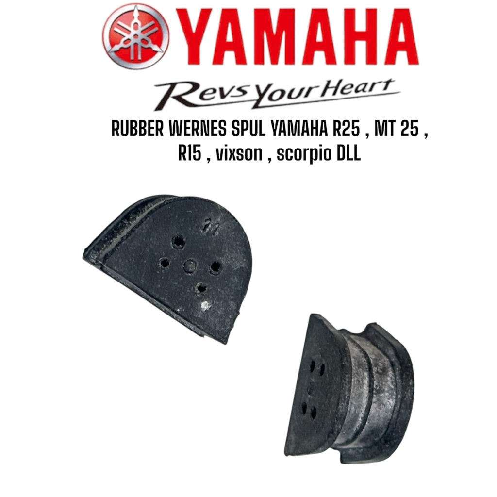 1pcs RUBBER WERNES KARET KABEL BLOK SPUL MAGNIT YAMAHA R25 MT25 SCORPIO VIXSON R15 KABEL 4 ORIGINAL 