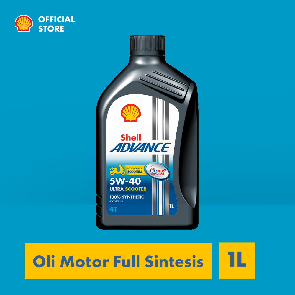 Shell Advance Ultra Scooter 5W-40 (1L) Oli Motor