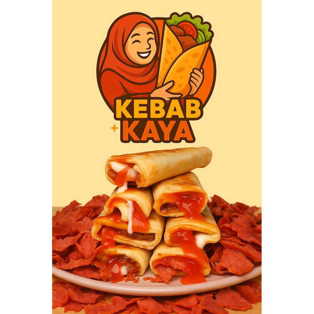 

Kebab Frozen KAYA Pedas Siap Goreng