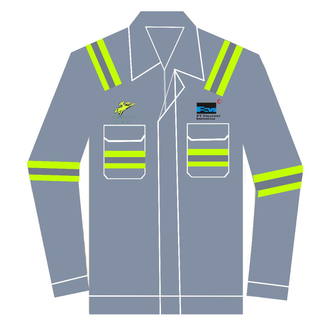 Wearpack Safety Custom Bordir Perusahaan