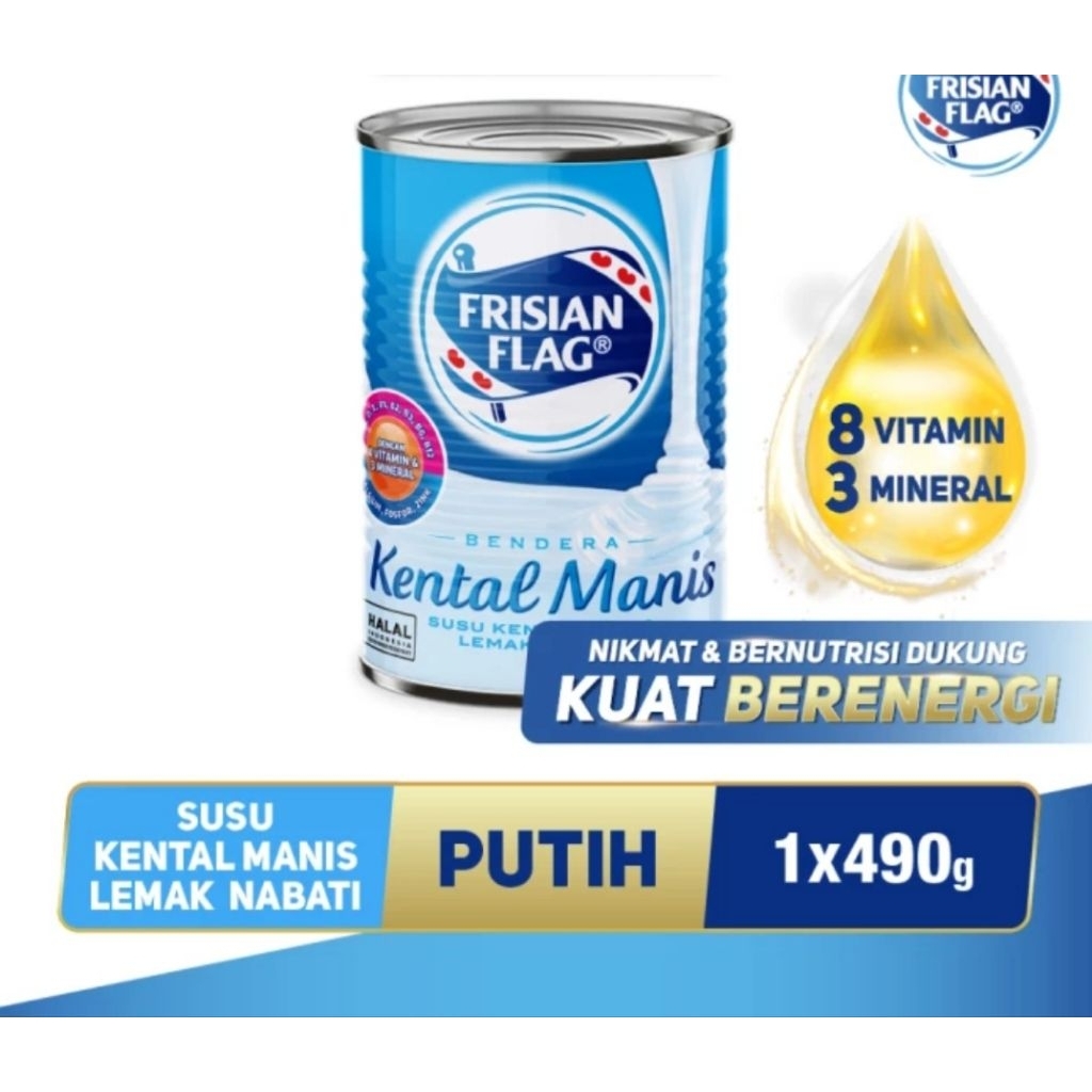 

Frisian Flag Bendera Kental Manis Kaleng 490gr