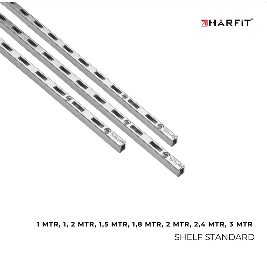 Tiang Bracket Shelf / Tiang Gantungan Bracket / Tiang Penyangga Rak Display