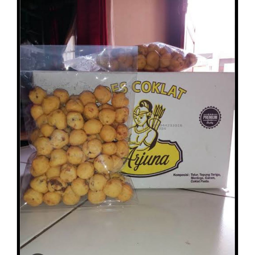 

Soes coklat Arjuna Asli 250gr dan 500gr coklat asli lumer