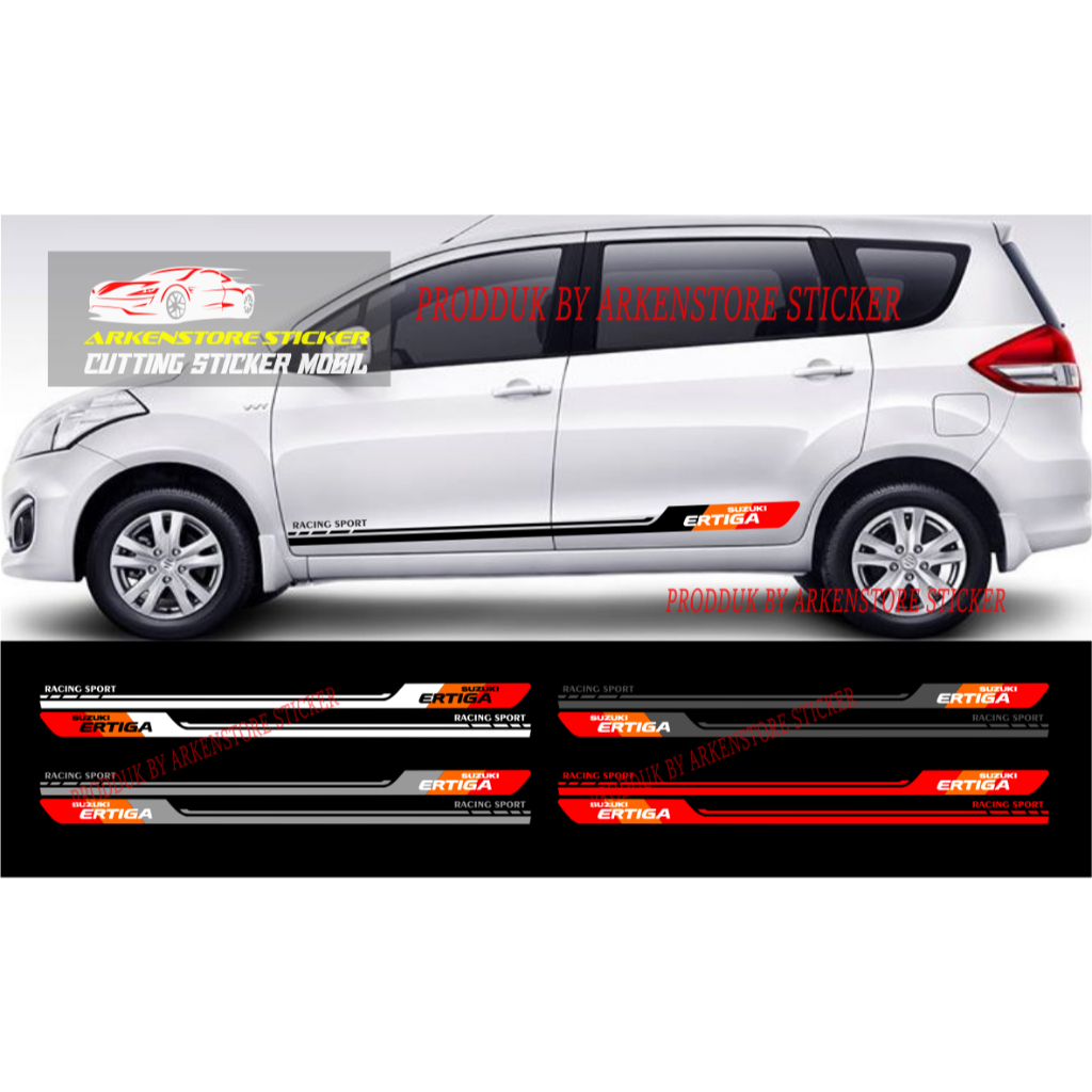 Stiker mobil Suzuki Ertiga cutting stiker sticker mobil Ertiga stiker terbaru