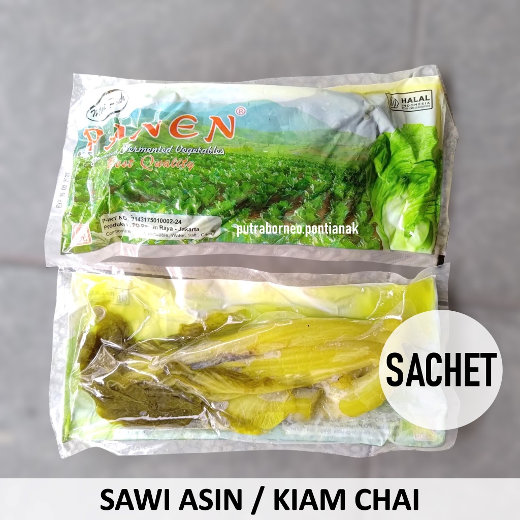 

[Praktis] Sawi Asin Cap Panen / Sayur Asin Basah / Ham Choi / Kiam Chai