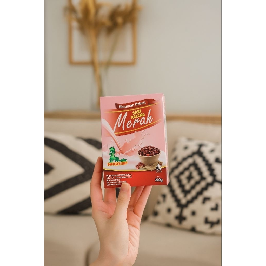 

Minuman instan Sari kacang merah Naga Sp 200gr. BELI 2 GRATIS 1