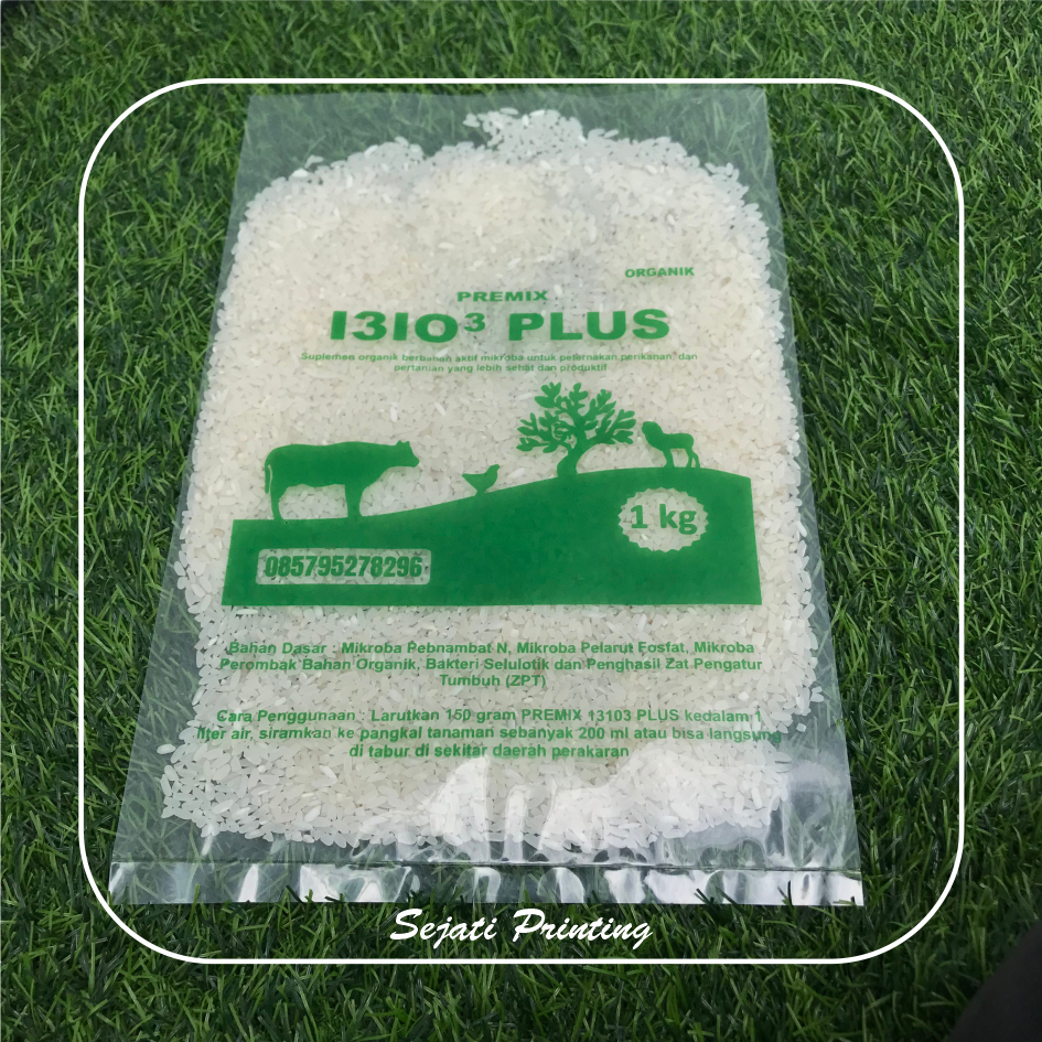 

(Isi 100 pcs) Sablon Plastik Murah PP Kemasan 18, 20, 25 , FREE DESAIN - SEJATIPRINTING