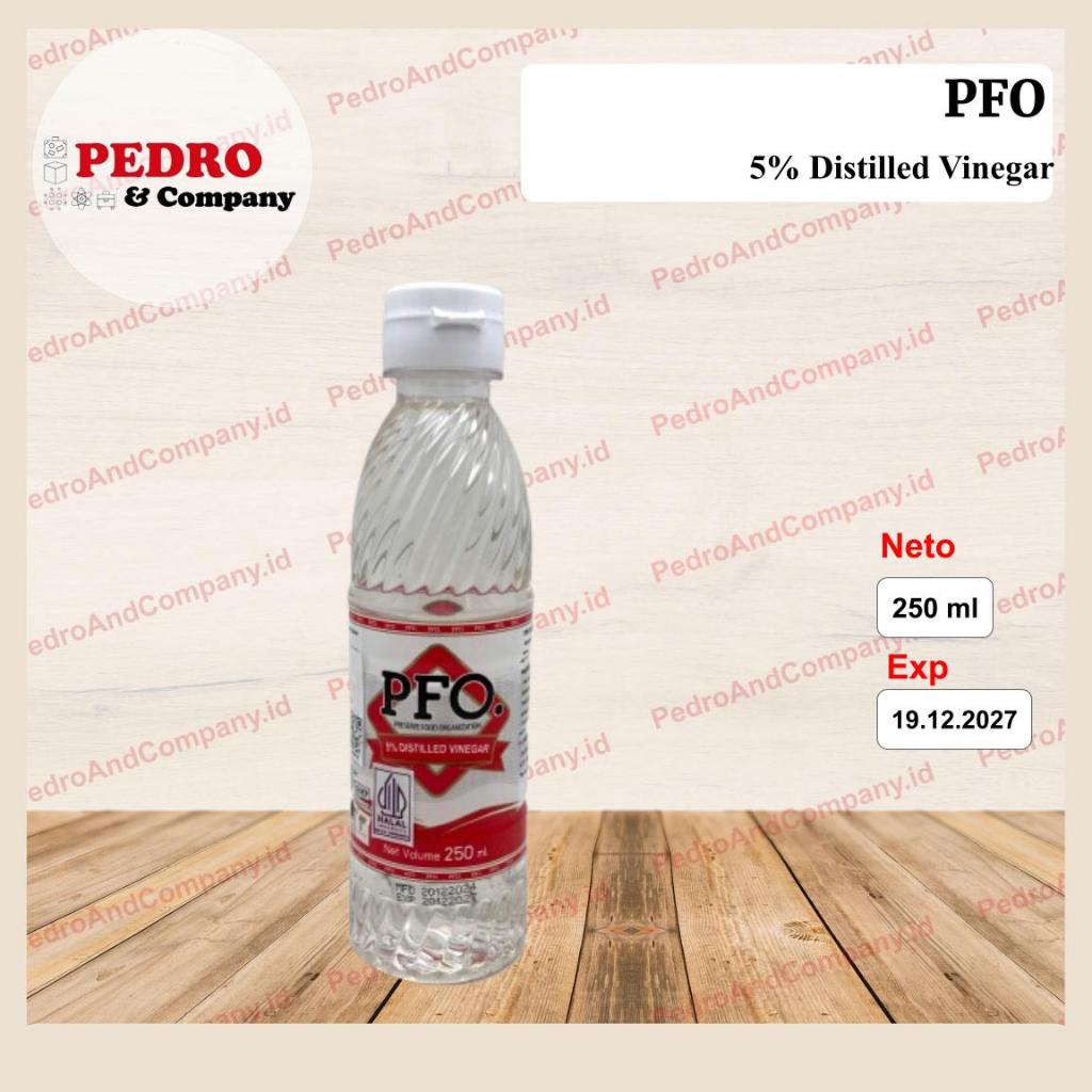 

PFO Distilled vinegar 5% 250 ml Thailand Cuka Masak fermentasi