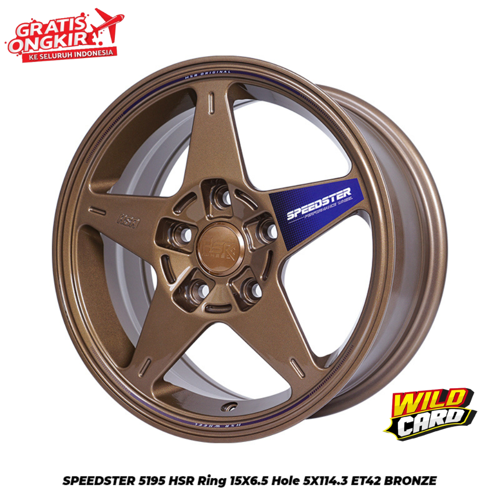 Promo Velg HSR SPEEDSTER R15 pnp Grand Livina Avanza Xenia dll
