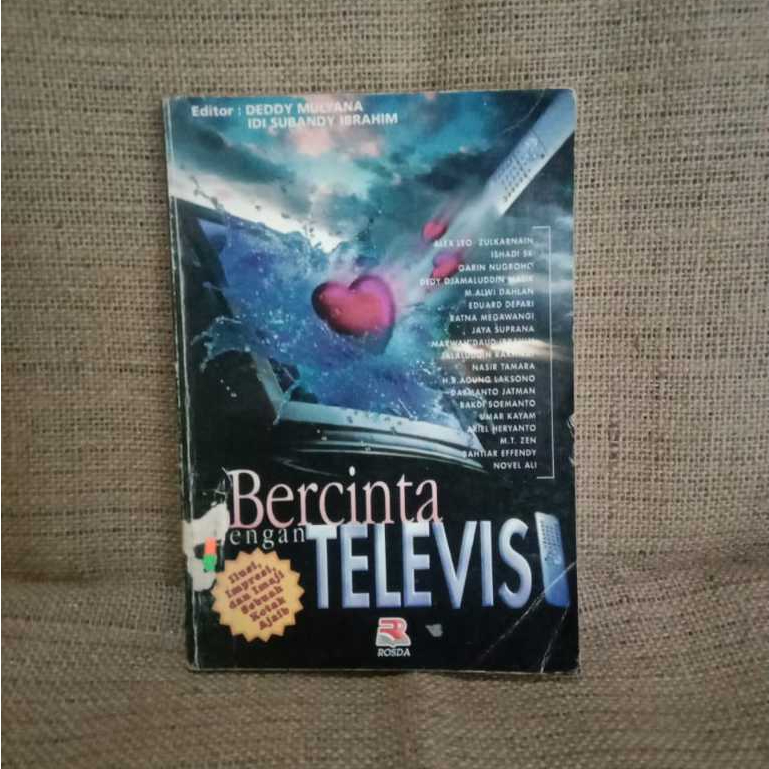 [ORI Preloved] BERCINTA DENGAN TELEVISI: Ilusi, Impresi, dan Imaji Sebuah Kotak Ajaib- DEDDY MULYANA