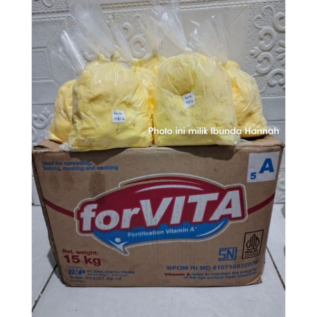 

FORVITA MARGARINE REPACK 500 GRAM , 1 KG AMANDA KRIM MARGARIN EXP TETUPDATE
