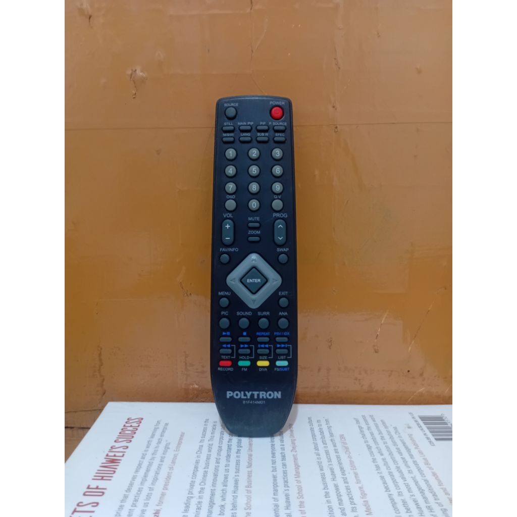 REMOTE TV POLYTRON SERI 81F414M01 ORIGINAL