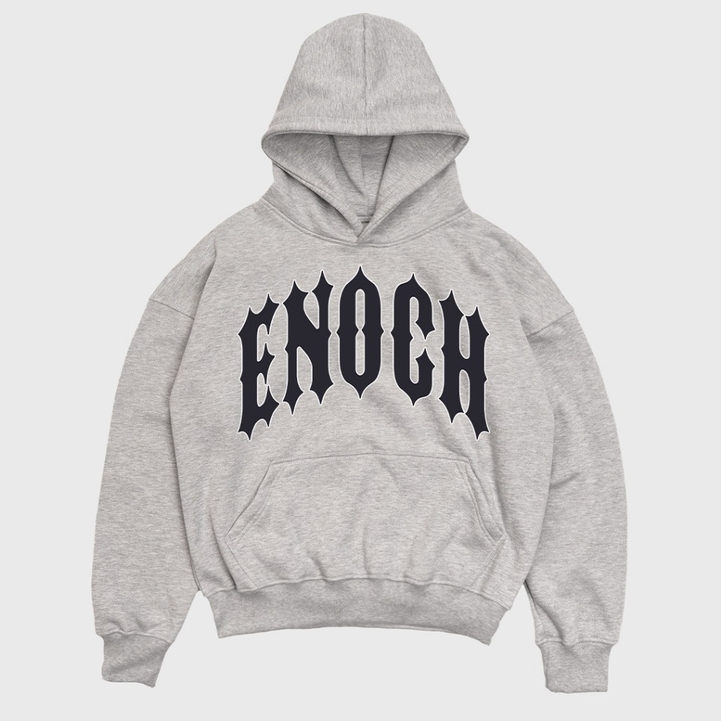 ENOCH | HOODIE BOXY | EMBER | FLEECE COTTON VISCOUSE 280-300 GSM