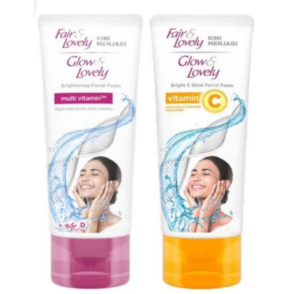 Fair & Lovely - Glow & Lovely Facial Foam 100gr | Sabun Cuci Muka