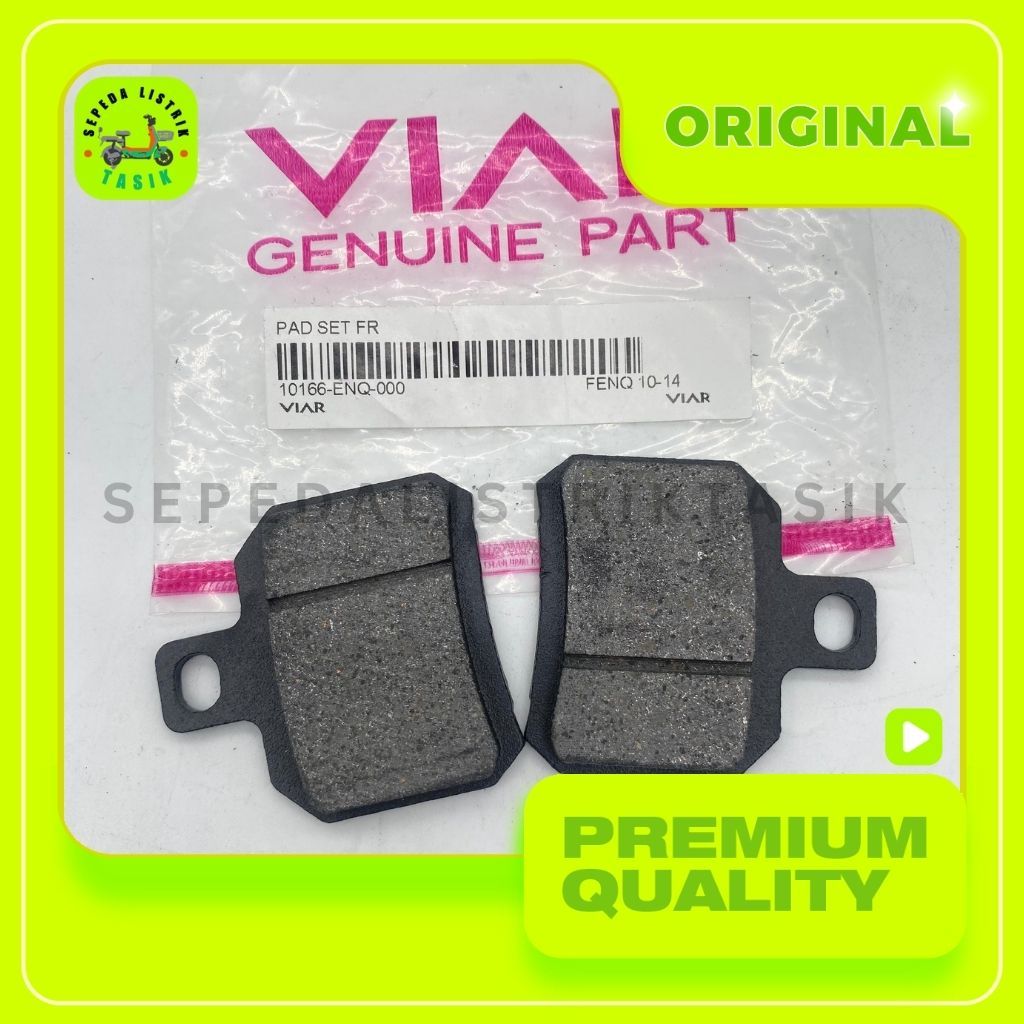 Kampas Rem Depan Motor Listrik Viar New Q1 / 10166-ENQ-000 - ORIGINAL 100% - SPAREPART SEPEDA LISTRI