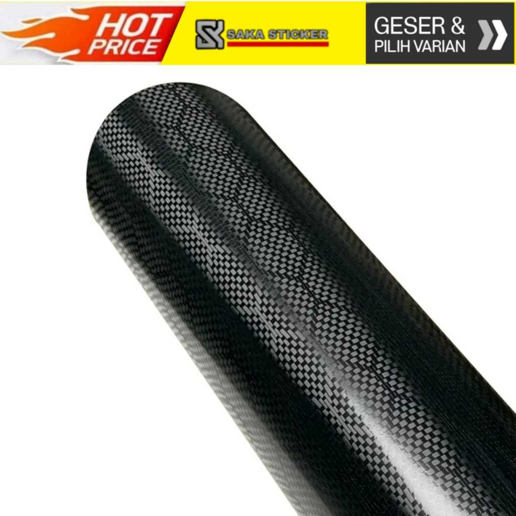 Skotlet Motor Carbon Hexagonal Sticker Spreadtow Kotak Premium