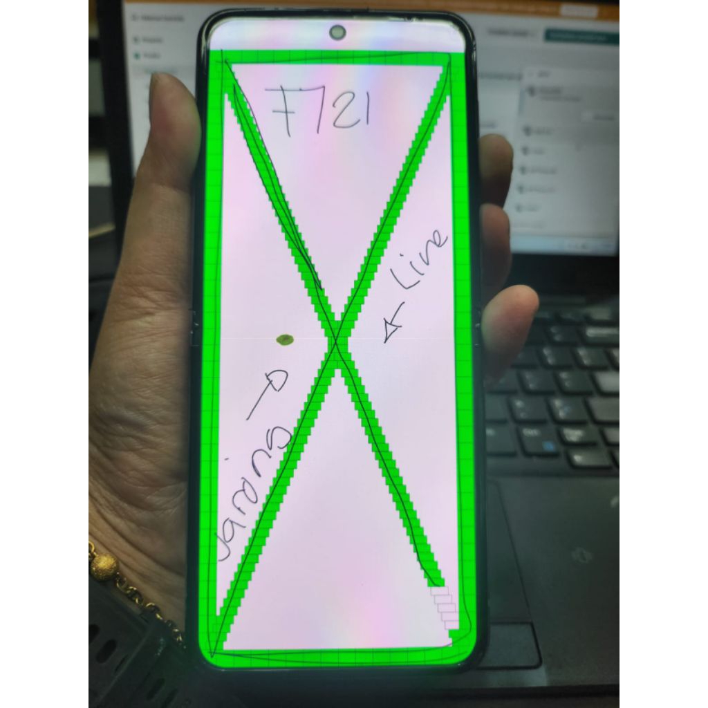 LCD SAMSUNG GALAXY FLIP 4 - F721 ORIGINAL SECOND COPOTAN 2ND  - MINUS