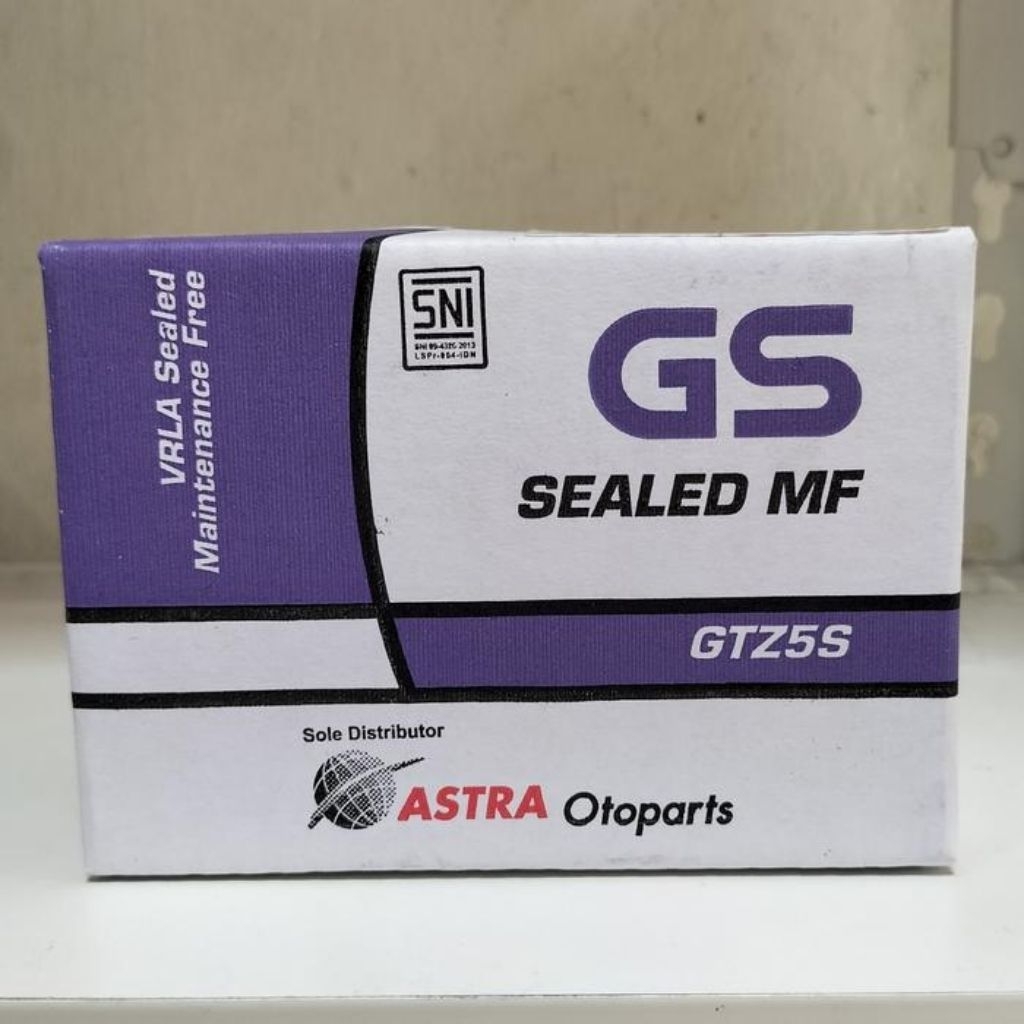 GS Sealed MF GTZ5S VRLA Sealed Maintenance Free Battery