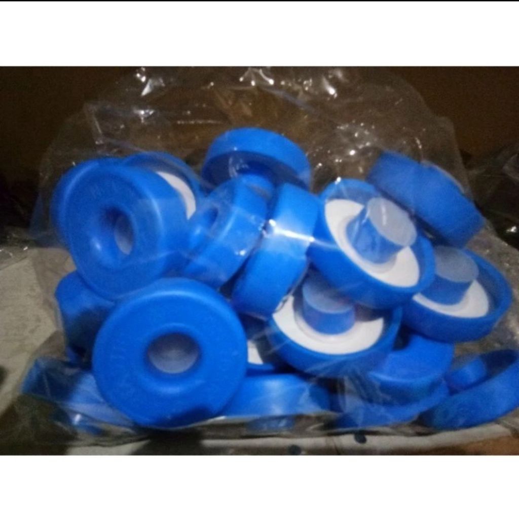 TUTUP GALON AQUA ANTI BOCOR TUTUP AQUA ANTI TUMPAH TUTUP GALON DISPENSER TUTUP PLASTIK GALON BIRU