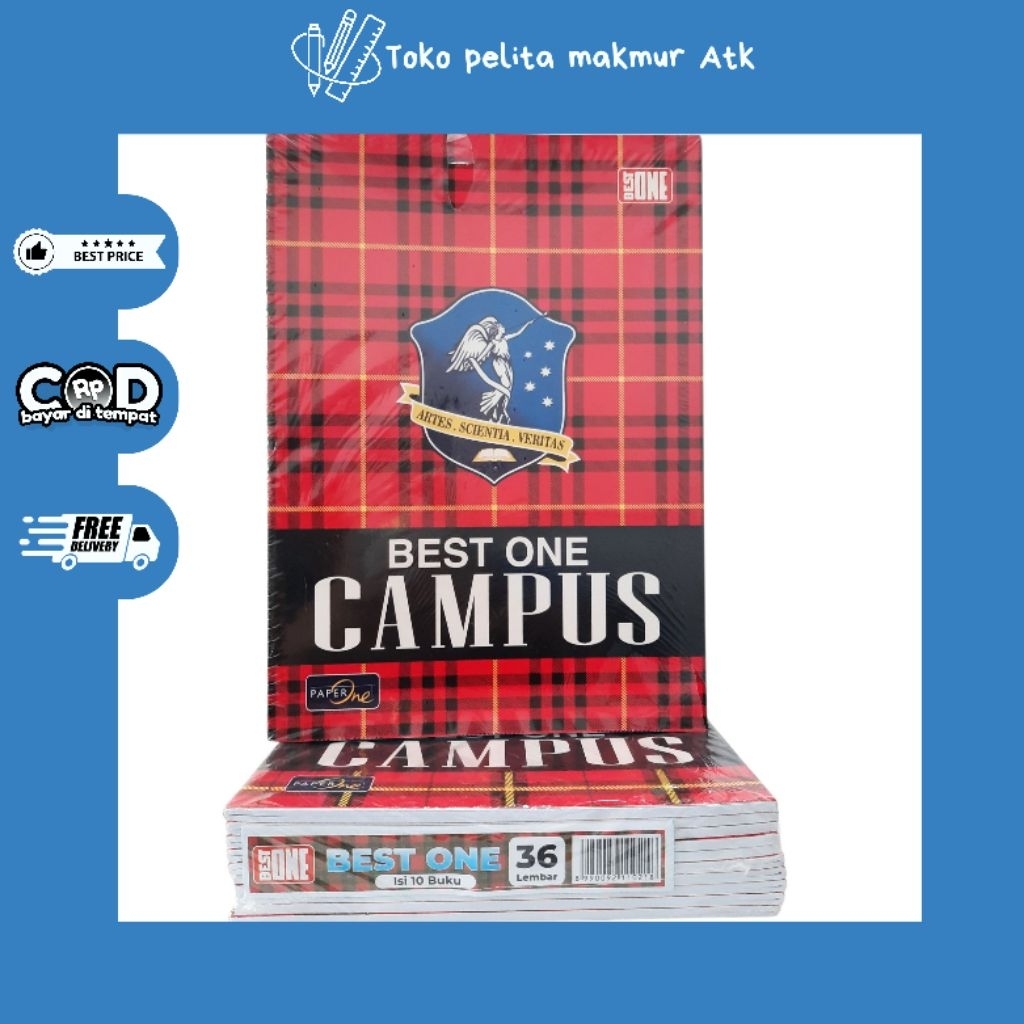 

BEST ONE CAMPUS BOXY ISI 36 LEMBAR (1 pack isi 10 pcs)