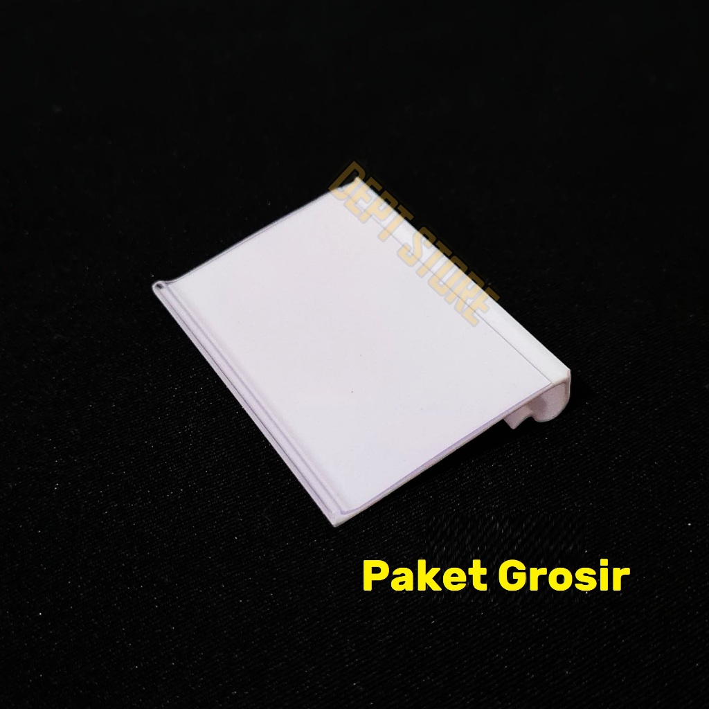 

(Paket Grosir) Price Tag 4 x 6 cm Label Harga Minimarket Kertas Info Card Supermarket Putih Susu