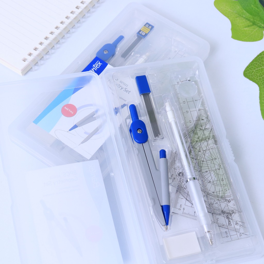 

[Stationery Spectrum] Bantex Jangka Penggaris Busur Pulpen / Compass Drafting Set BE5011