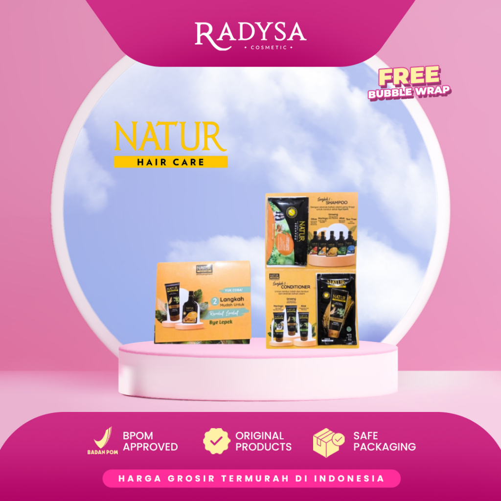 RADYSA - HADIAH Natur Sachet Hair Treatment Shampoo Conditioner 8ml RANDOM