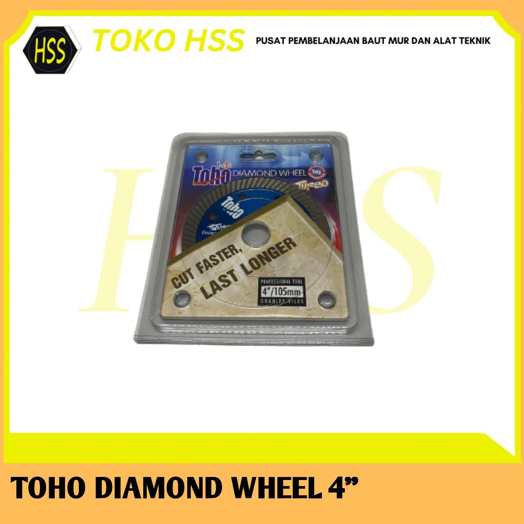 TOHO DIAMOND WHEEL 4"