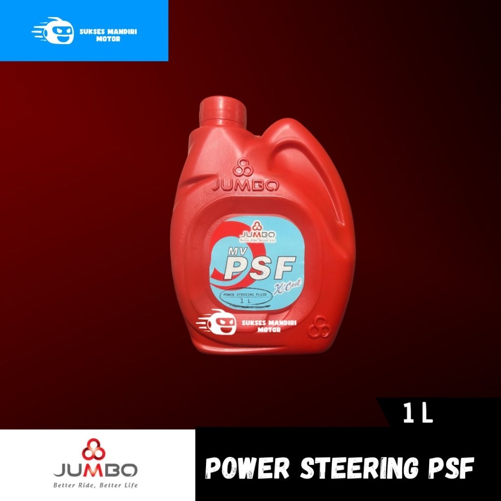 Oli Power Steering Jumbo 1 Liter – Pelumas Hidrolik Berkualitas untuk Kemudi Lebih Ringan & Awet