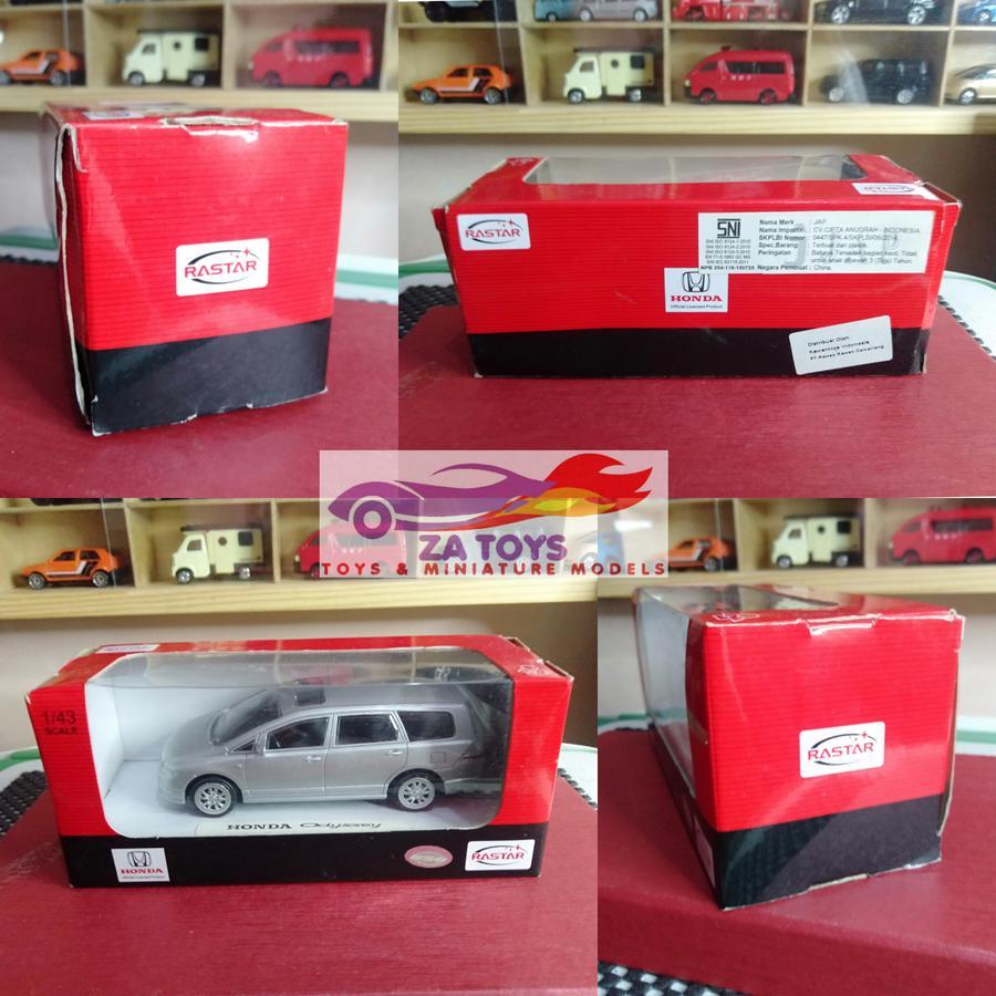 ✅COD Diecast Honda Odyssey RB1 Silver By Rastar Skala 1:43 Bisa Sameday