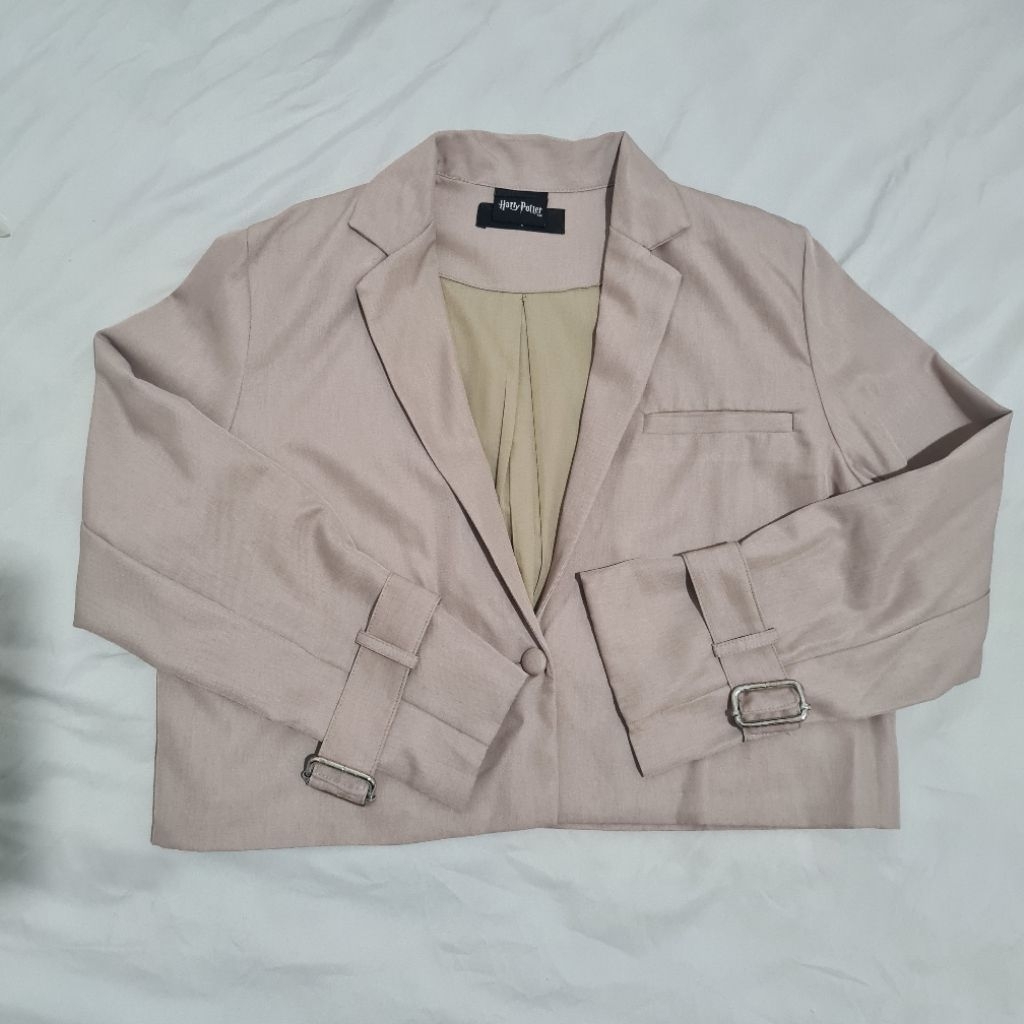 Thenblank cropped blazer cream S like new
