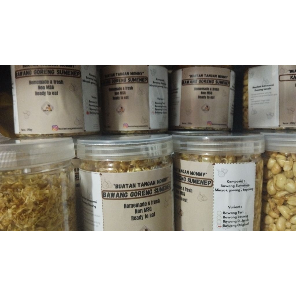 

[TERLARIS]BAWANG GORENG ASLI SUMENEP BUATAN TANGAN MOMMY