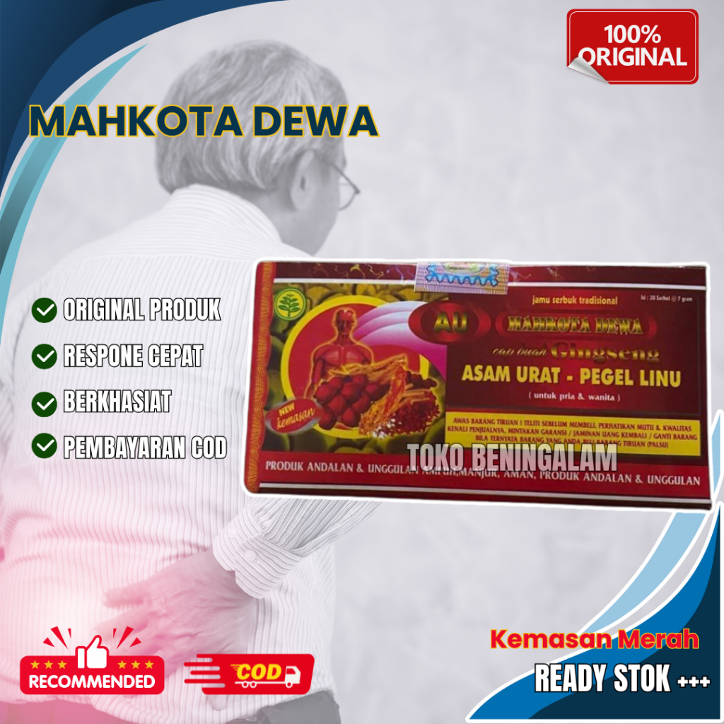 

Mahkota Dewa Jamu 30 Saset Original