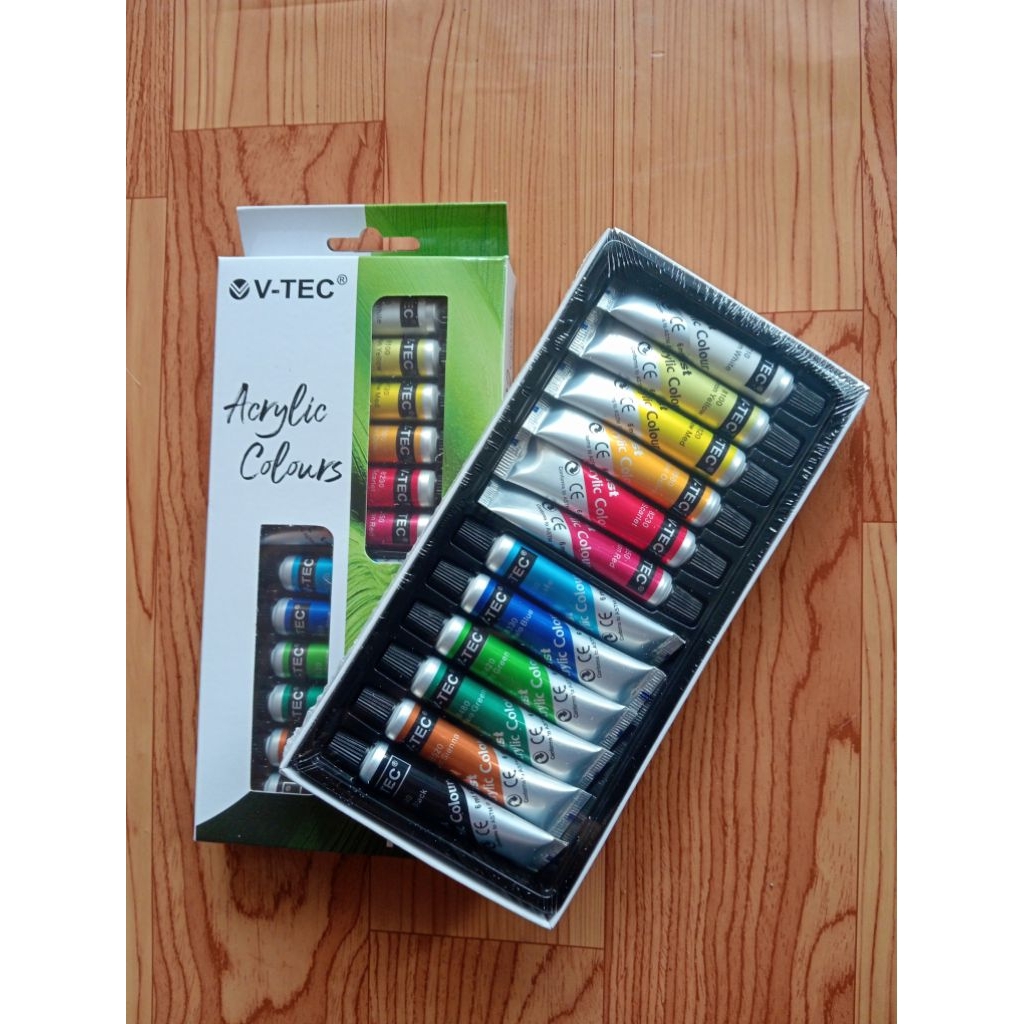 

Cat Acrylic V-tec 6Ml 12 Warna