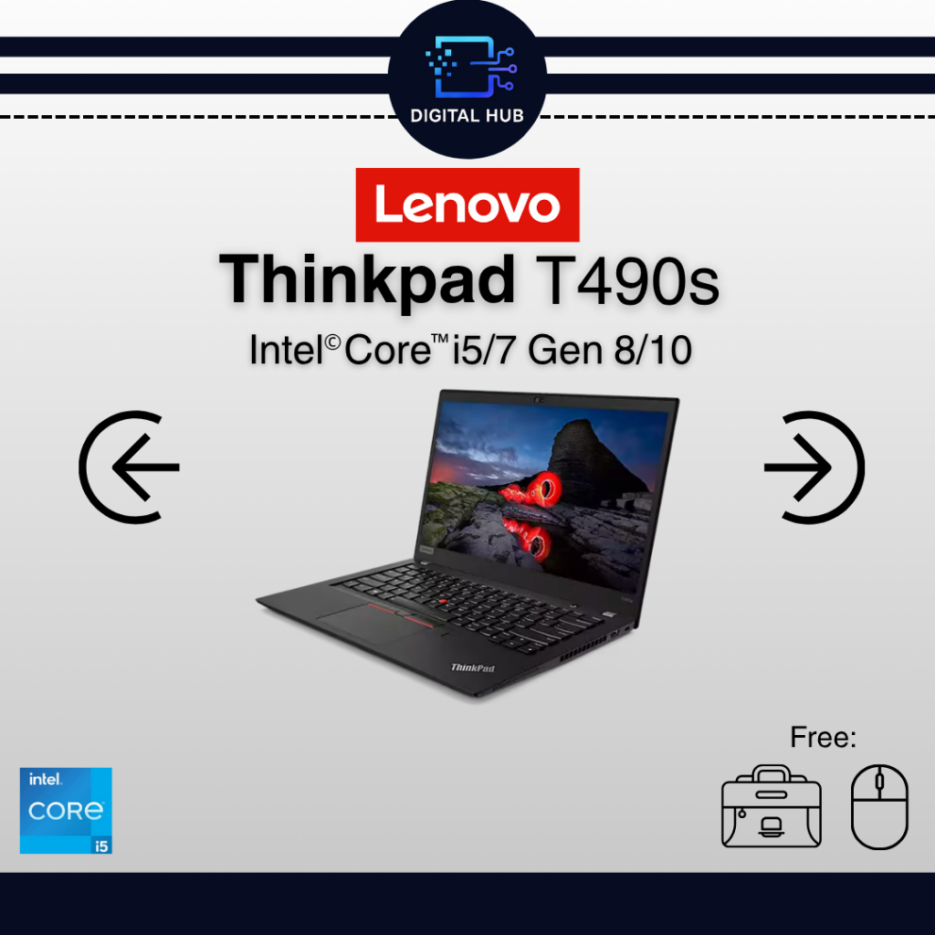 LAPTOP LENOVO / LENOVO THINKPAD T490S / LAPTOP SECOND / LAPTOP MURAH