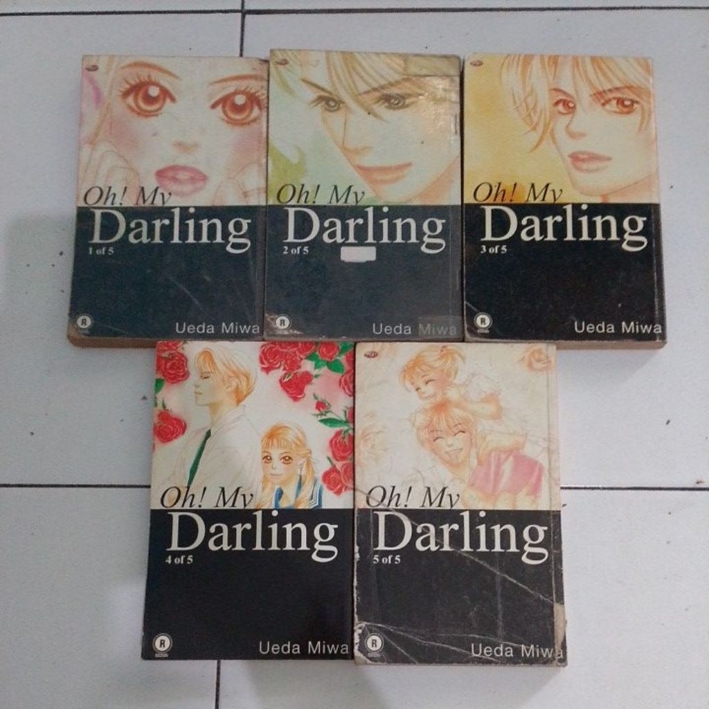 Buku komik oh my darling ueda Miwa vol 1 -5 set
