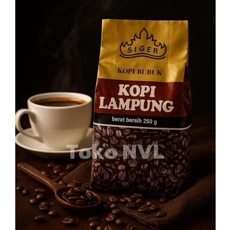 

Kopi Siger Khas Lampung 250 Gram
