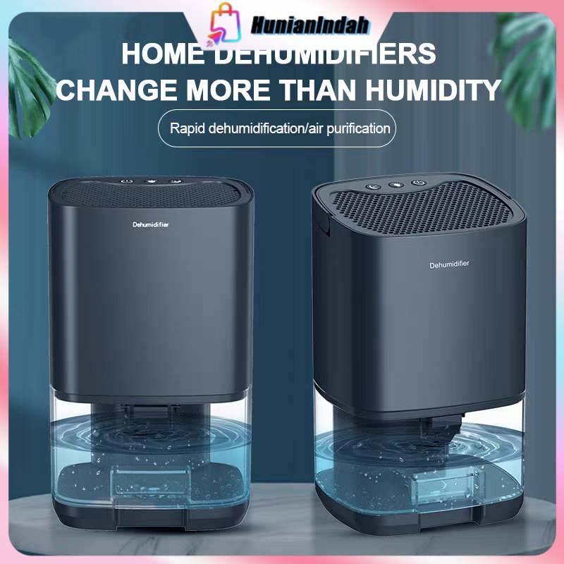 Dehumidifier Mengurangi Kelembapan Sekitar 1L/1000ML Dehumidifier Kamar Dehumidifier Rumah Tangga Ka
