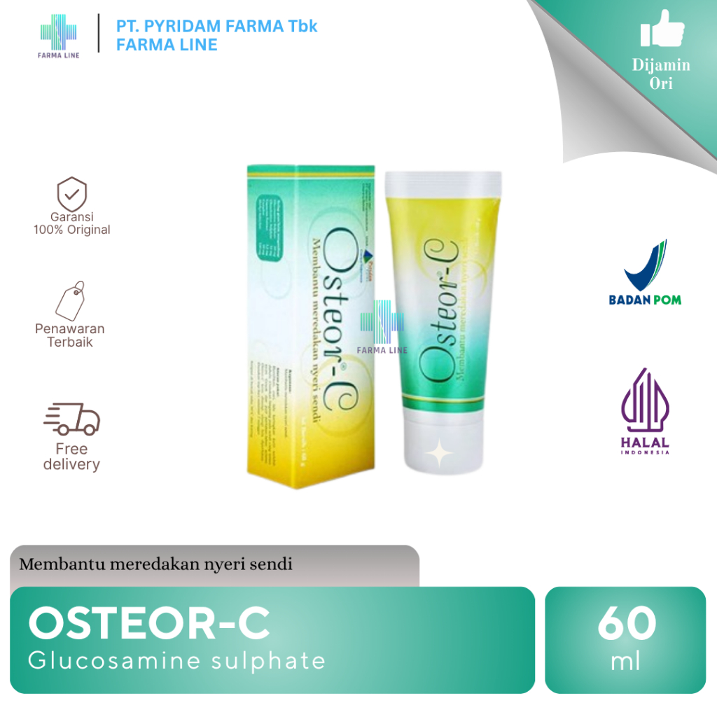 Osteor-C Cream 60 g Tube | pereda nyeri sendi